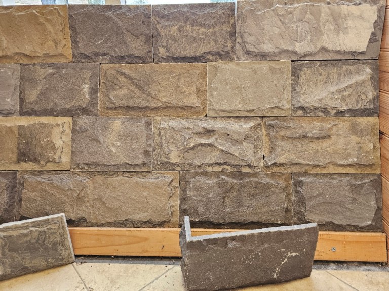 Sagar Black Random Cladding & Crazy Paving | Stoneworld (Tas) Pty Ltd